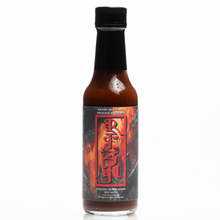 Load image into Gallery viewer, REZN &#39;Burden&#39; x Blazin Raisin Collab Hot Sauce!