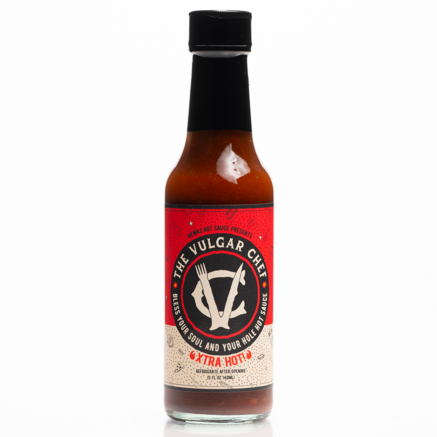 The Vulgar Chef Hot Sauces (Medium + XTRA Hot!)